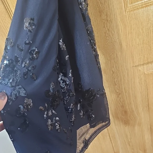 Speechless Midnight Blue Sequin Dress - Picture 9 of 9